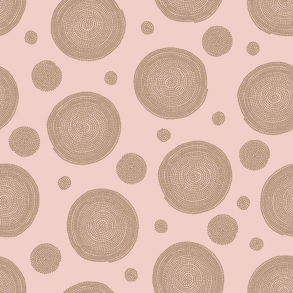 Nahtlose Punktmusterspiralform. gefolgt von Mosaik, Lärm, Geom — Stockvektor