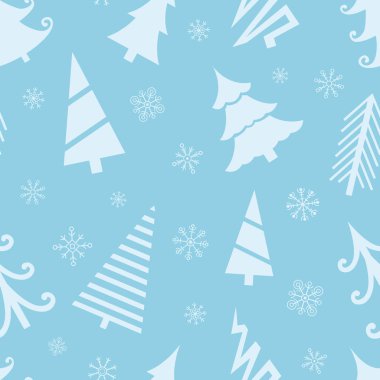 Noel sorunsuz arka plan tasarımınız için. Noel kümesi 