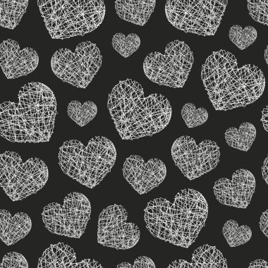 Sevgililer Günü'soyut seamless modeli. Romantik Tema 