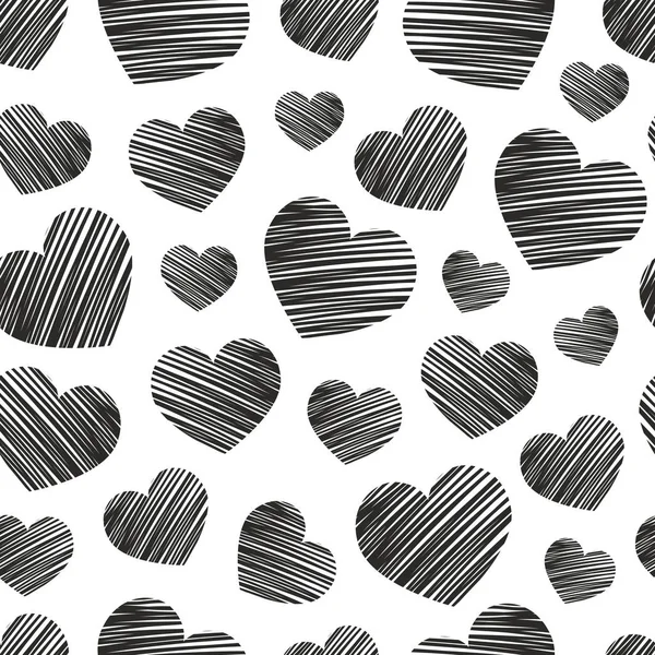 Абстрактный геометрический рисунок сердца. Романтическая тема Дня Святого Валентина — стоковый вектор