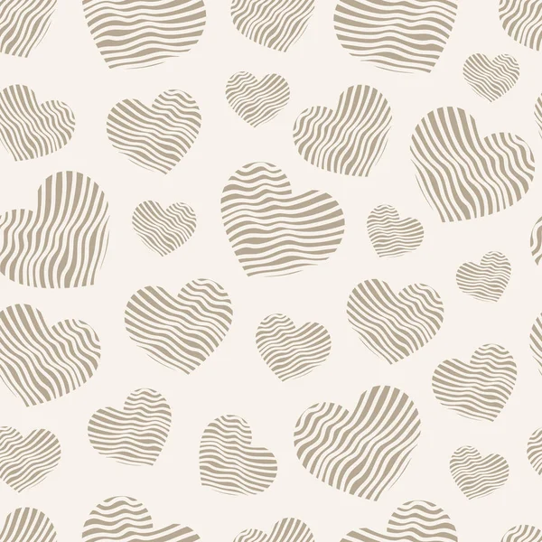 Corazón de patrón geométrico abstracto. Tema Día de San Valentín romántico — Vector de stock