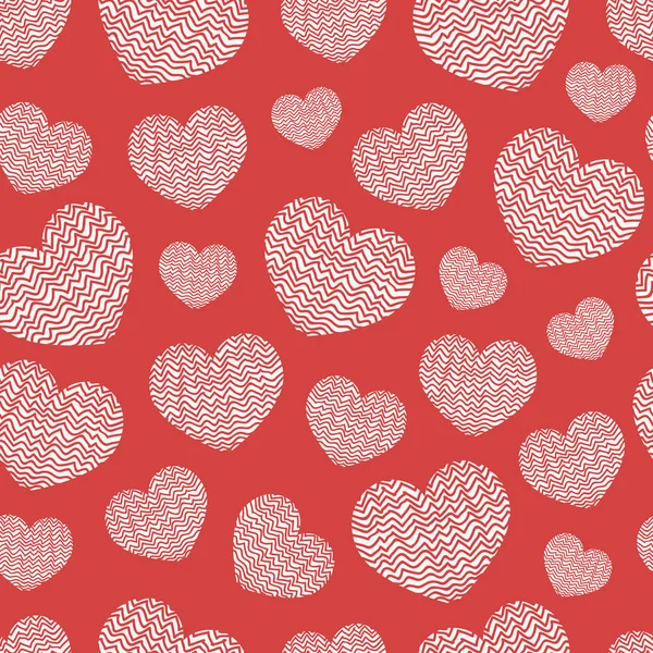 Анотація геометричним малюнком серця. Романтичного святого Валентина день теми — стоковий вектор