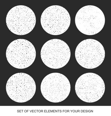 Koleksiyon izole dokular, fırçalar, grafik, tasarım öğesi.