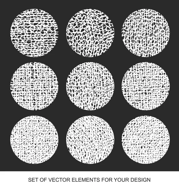 Gradiens árnyékoló vektor elemek. Gyűjtemény elszigetelt textúrák, — Stock Vector