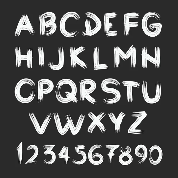 Yazı tipi kalem vintage el çekilmiş alfabe tebeşir ile ch üzerinde çizim