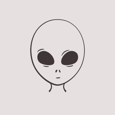 Grafik portre gelen Ufo uzaylı teleporting. Beyaz arka plan üzerinde için izole görüntüler. Çizilmiş vektör çizim el