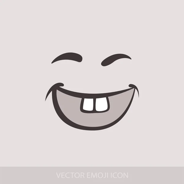 Emoticon Gráfico. Coleção de Emoji. Ícones de sorriso. Vec isolado — Vetor de Stock