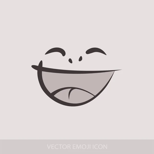 Emoticon Gráfico. Coleção de Emoji. Ícones de sorriso. Vec isolado —  Vetores de Stock