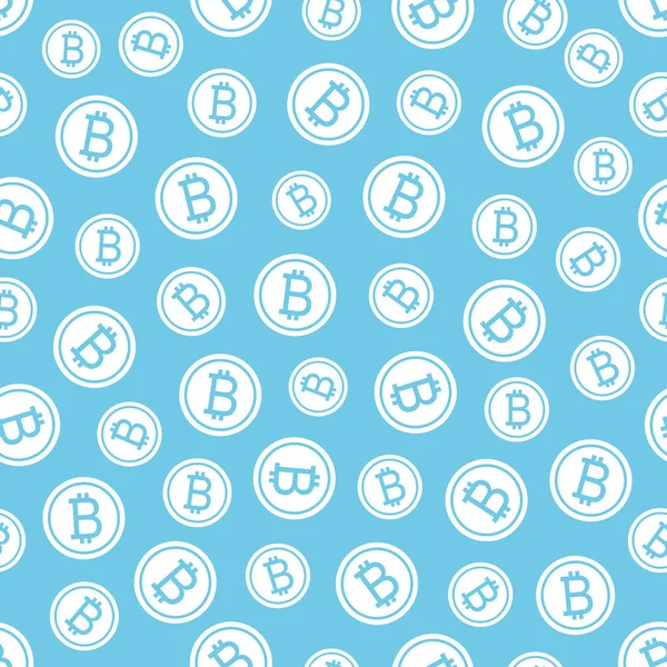 Sorunsuz doku desen bitcoin cripto Döviz Alım blockchain düz. Blok zinciri etiket web veya baskı için. Vektör adam