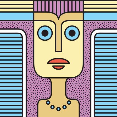 Vektör soyut doku tasarım, parlak poster, afiş. Festival arka planda Neo Memphis tarzı renkli dekoratif duvar kağıdı illustratio