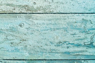 Antik antika ahşap doku. Boyalı yeşil, mavi duvar. Kırık boya. Grunge tasarım için arka plan renkli. Stok fotoğraf