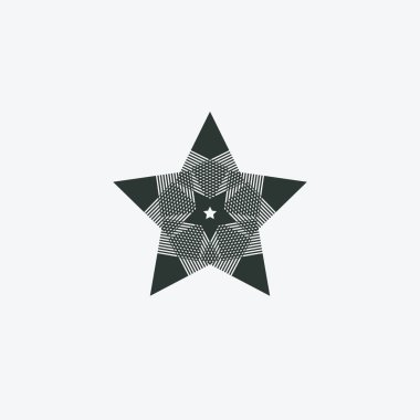 Yıldız izole düz web telefon simgesi. Vektör grafik illüstrasyon.