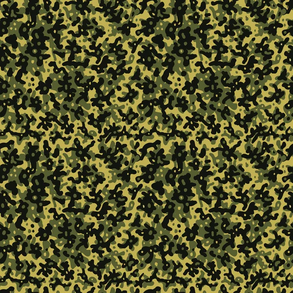 Sorunsuz askeri kamuflaj doku. Yeşil ordu avcılık, kamuflaj Tekstil ve tasarım için arka plan. Vektör grafik illüstrasyon. Moda stil