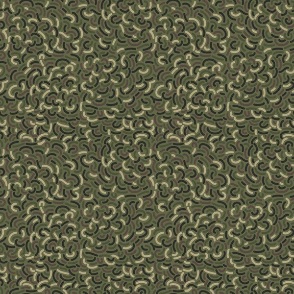 Texture de camouflage militaire sans couture. Armée de chasse verte, fond de camouflage pour les textiles et le design. Illustration vectorielle. Style à la mode — Image vectorielle