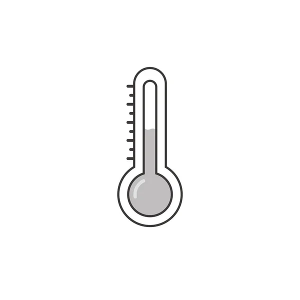 Termometri a meteorologia calda e fredda su sfondo trasparente. Termometri blu e rossi. Illustrazione grafica icona vettoriale per il design — Vettoriale Stock