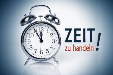 Zeit zu handlen / saat Almanca kelime değişikliği için