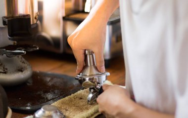 Barista Cafe yapımı kahve.