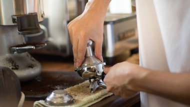 Barista Cafe yapımı kahve.