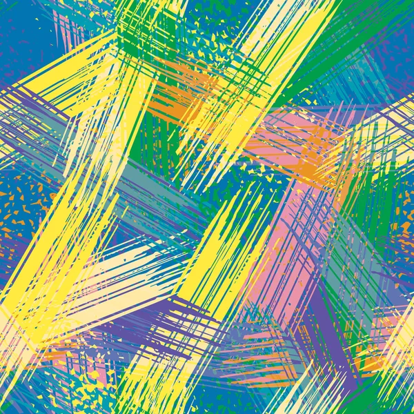 Abstract grunge seamless chaotic pattern with brushstrokes, blots, drops and splashes. 