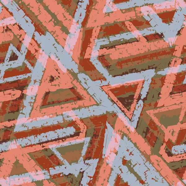 Abstrato grunge padrão caótico sem costura com formas pintadas por escova —  Vetores de Stock