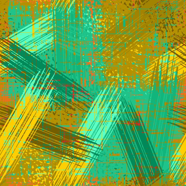 Abstrakta grunge sömlös kaotiska mönster med penseldrag. Urban hösten kamouflage textur. — Stock vektor