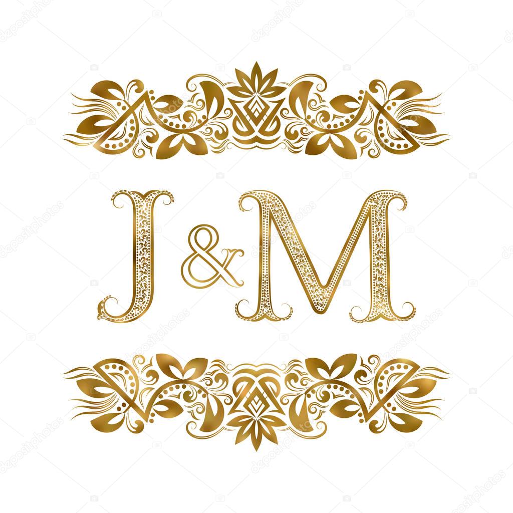 J Y JY Initial letter handwritten and signature vector image template ...
