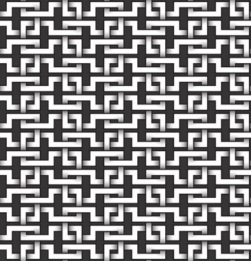 Tek renkli seamless modeli döngüler bükülmüş bantları şeklinde. Yinelenebilir arka plan.