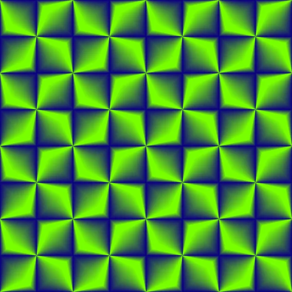 Blue green blended geometric seamless pattern. — Stock Vector