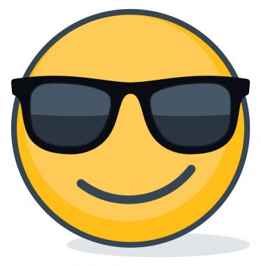 İzole ifade siyah güneş gözlüğü takıyor