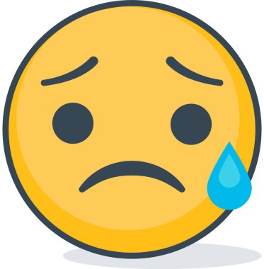 Ağlayan üzgün ifade izole. İzole ifade