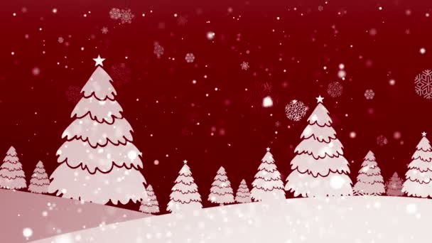 Navidad Retro 3 Fondo Loopable — Vídeos de Stock