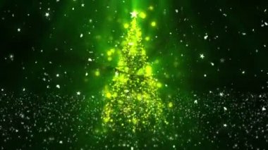 Noel Ağacı Yıldız 2 Loopable Arka Plan