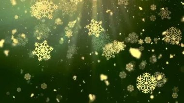 Tatil Snowflakes 6 Loopable Arka Plan