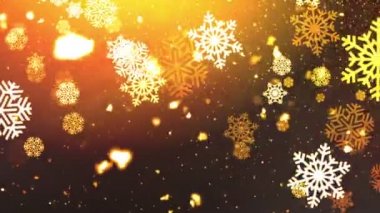 Tatil Snowflakes 8 Loopable Arka Plan