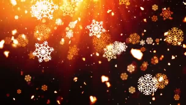 Flocons de neige vacances 9 fond bouclable 