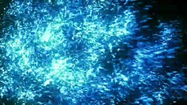 Abstract Aqua deeltjes een Full Hd 1920 x 1080 — Stockvideo