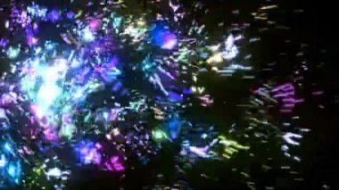 Soyut havai fişek parçacıklar