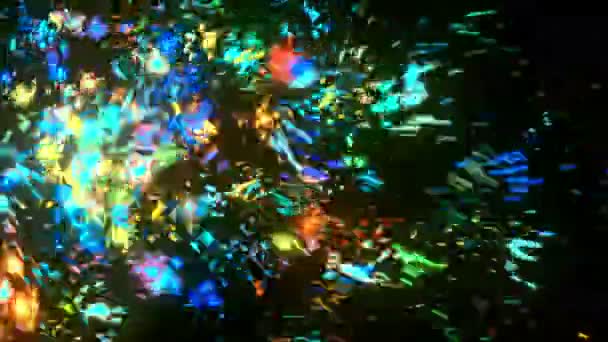 抽象的水粒子全高清 1920 x 1080 — 图库视频影像