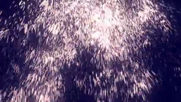 Abstracte vallen deeltjes — Stockvideo