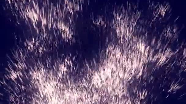 Abstrakcja pływających cząsteczek — Wideo stockowe