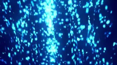 Parlak Zarif Parçacıklar Mavi