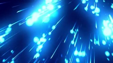 Parlak Dikey Çizgiler Mavi