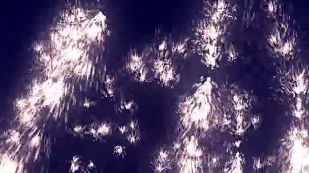 Glühen Feuerwerk Hintergrund — Stockvideo