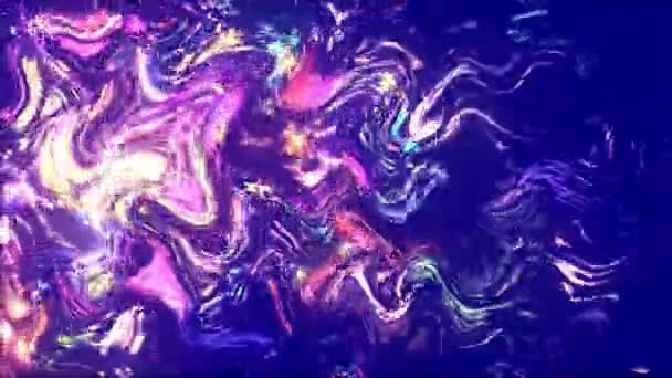 Réflexions métalliques liquides Violet