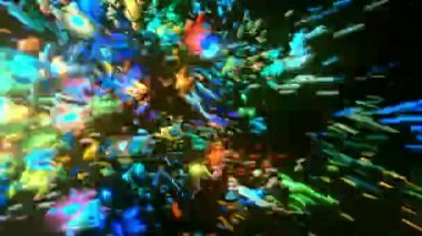 Neon Organik Baloncuklar Yeşil