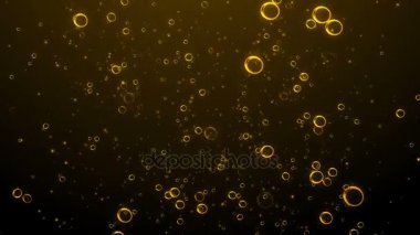 Sualtı kabarcıklar altın