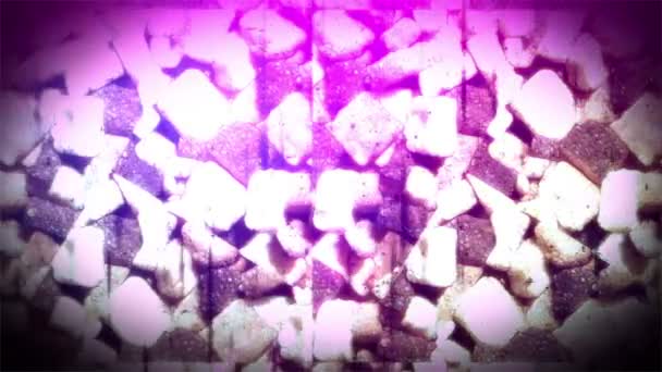 垃圾摇滚白色鹅卵石 1 — 图库视频影像