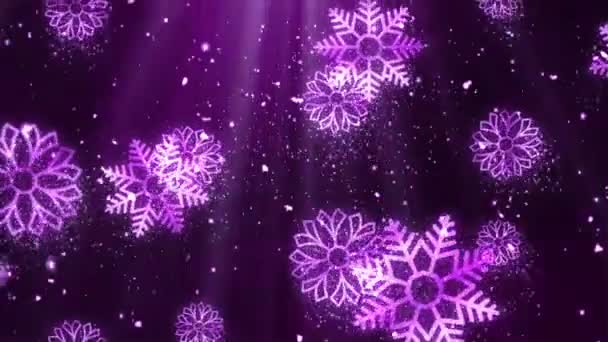 Navidad vacaciones purpurina 3 — Vídeo de stock