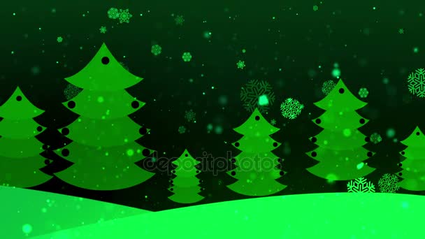 Vánoční papír strom 5 — Stock video
