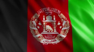 Afganistan Bayrak Animasyonu, Full HD, 1920x1080 Pikseller, Kusursuz Döngü gereksinimi doğrultusunda süreyi uzatın